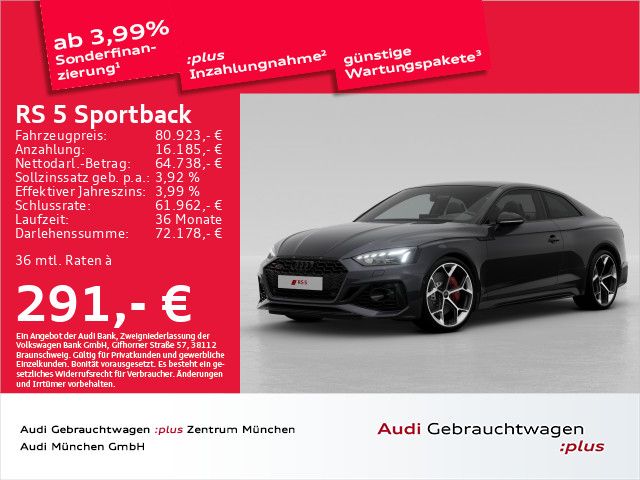 Audi RS5 Coupé tiptr. Competition+ Pano/B&O/Laser/HuD