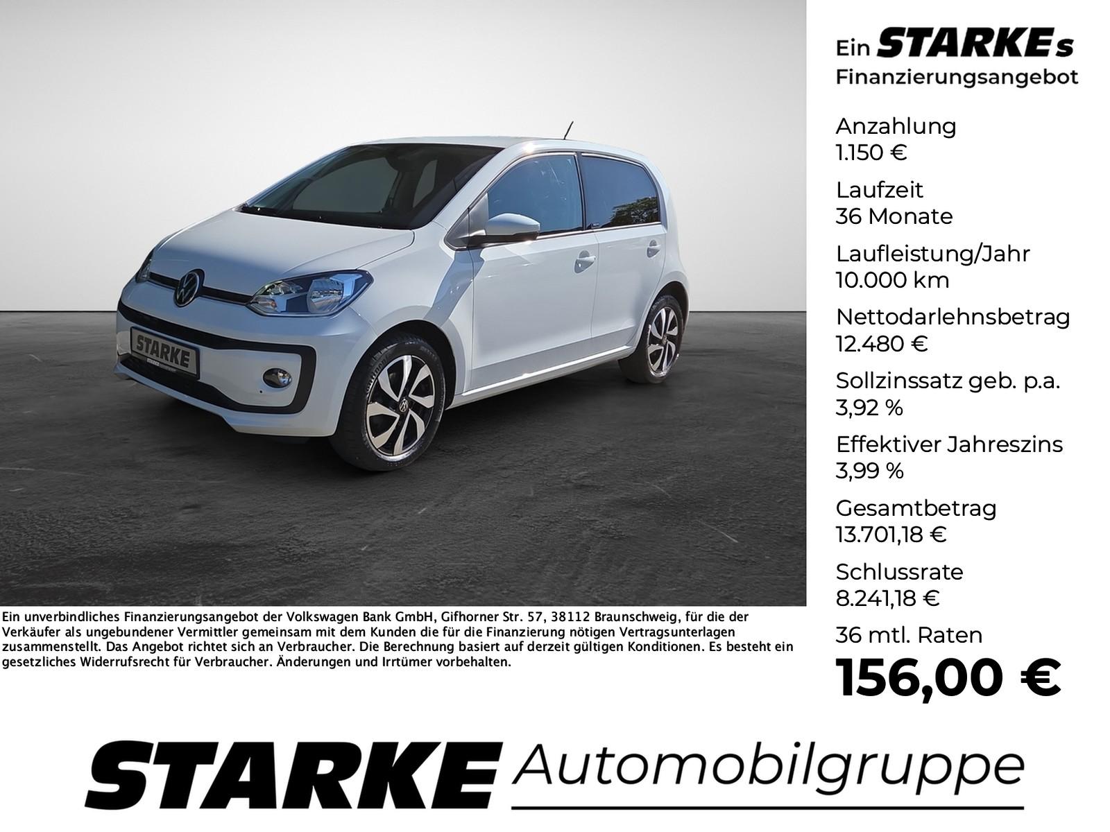 Volkswagen up! 1.0 MPI Active Klima Sitzheizung Radio