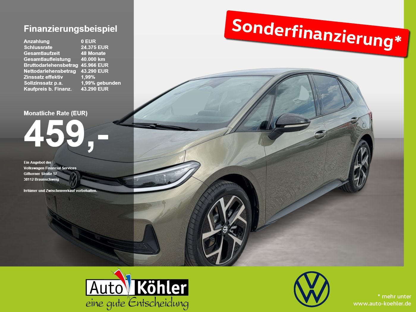 Volkswagen ID.3 Neo Style 58 kWh AHK/Pano/W-Pumpe/CarPlay