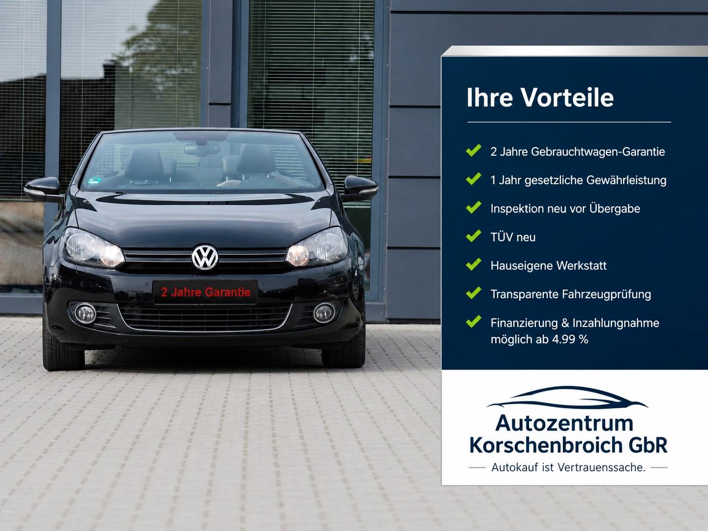 Volkswagen Golf VI Cabriolet Life MIT 2 JAHREN GARANTIE !!!