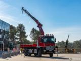 Mercedes-Benz  AROCS 3345 6x6 HMF 3220 Winch Crane tipper - Mercedes-Benz 322