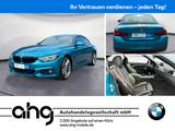 BMW 430i Cabrio M Sport Harman Kardon HeadUp Navi Ad - mit Benzin-Antrieb: Blau, Vollleder, Sitzheizung, Cabrio