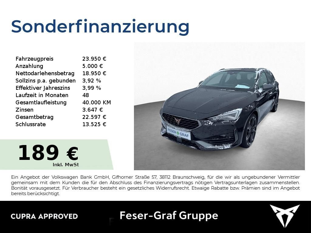 CUPRA Leon ST VZ 1.4 TSI DSG e-Hybrid|Pano|RFK|Navi