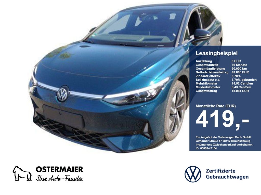 Volkswagen ID.7 GTX 340PS 4M NP.77T ACC.5J-G.WÄRMEPUMPE.AHK