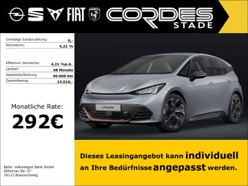Cupra Leasingangebot: Cupra Born CUPRA 150 kW (204 PS) 292 € ohne Anzhalung 