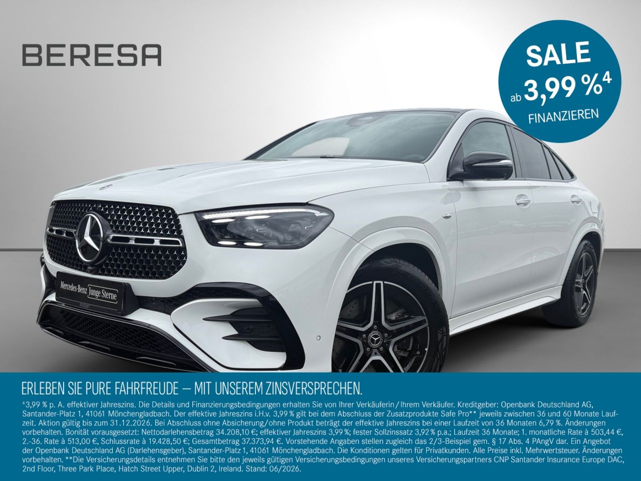 MERCEDES-BENZ GLE 400 e 4M Coupé AMG AHK Pano 20'' Night 360°