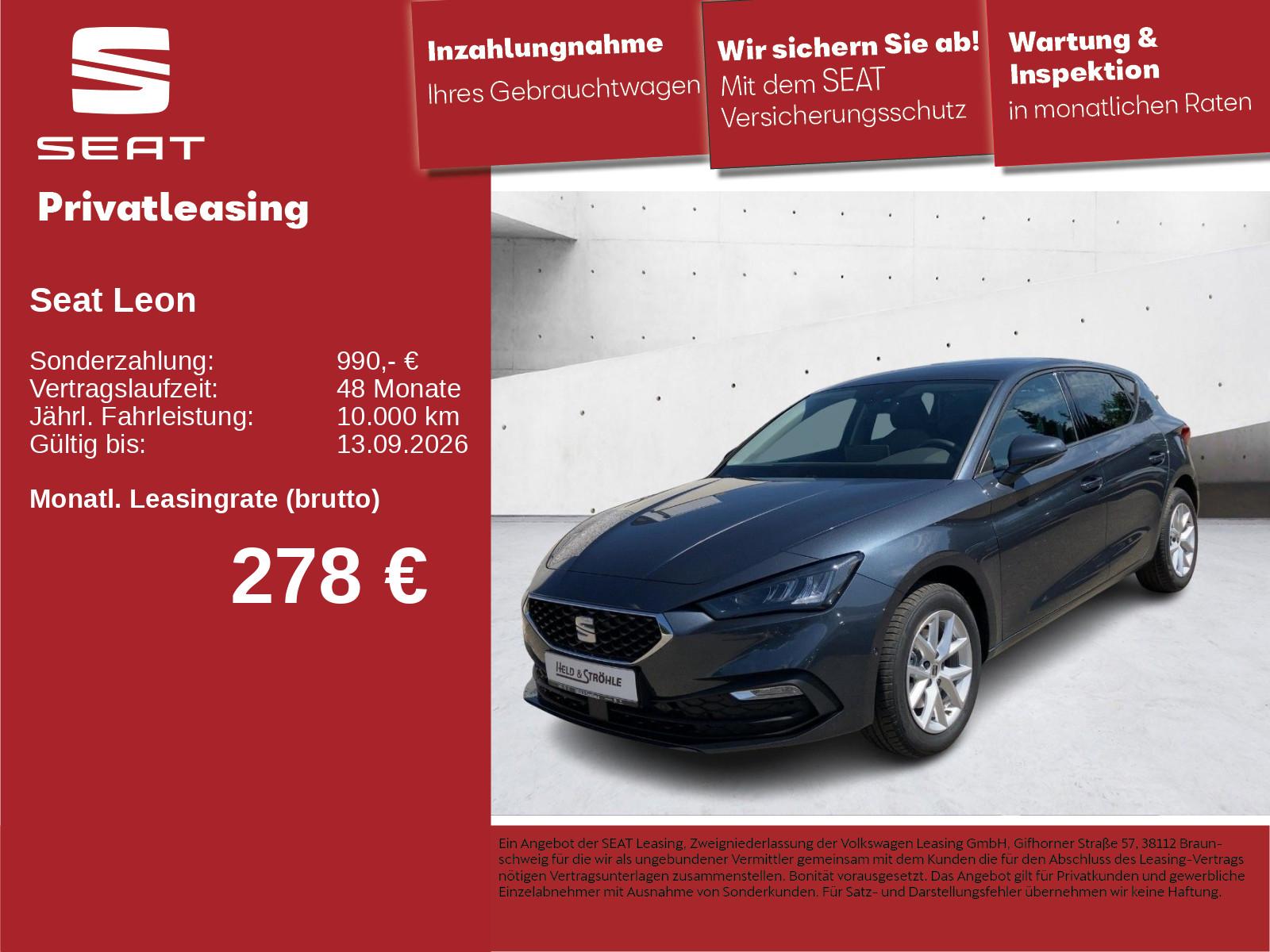 Seat Leon Road Edition 1.5 eTSI 110 kW NAVI SHZ R-KAM