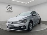 Volkswagen Polo VI 1,0 TSI Highline R-Line LED Navi SHZ PDC - mit Benzin-Antrieb: Silber, Kleinwagen