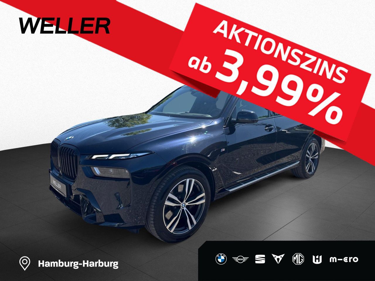 BMW X7 xDr 40dA M SPORT PRO 6-Si,xOffroad,SkyL,AHK