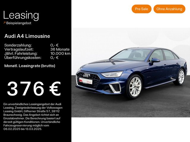 Audi A4 Limousine 45 TFSi qu. S line RFK*Navi*GRA*LED