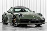 Porsche 992 .1 Turbo PTS Black Olive Green Sportuitlaat  - Porsche 992: Grün