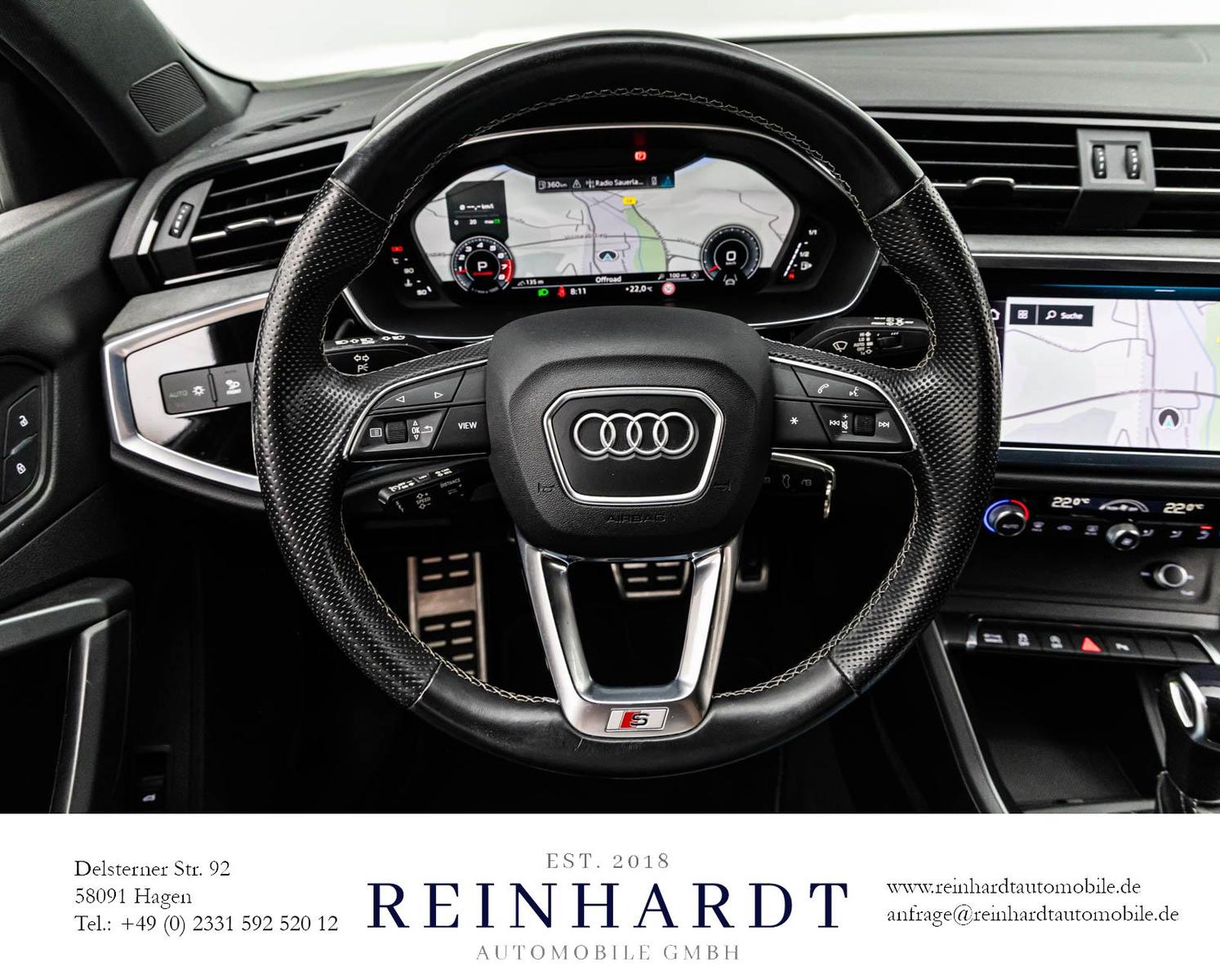 Audi Q3 SPORTBACK 45TFSi Q 2x S LINE BLACK CARPLAY/VC, миниатюра 20