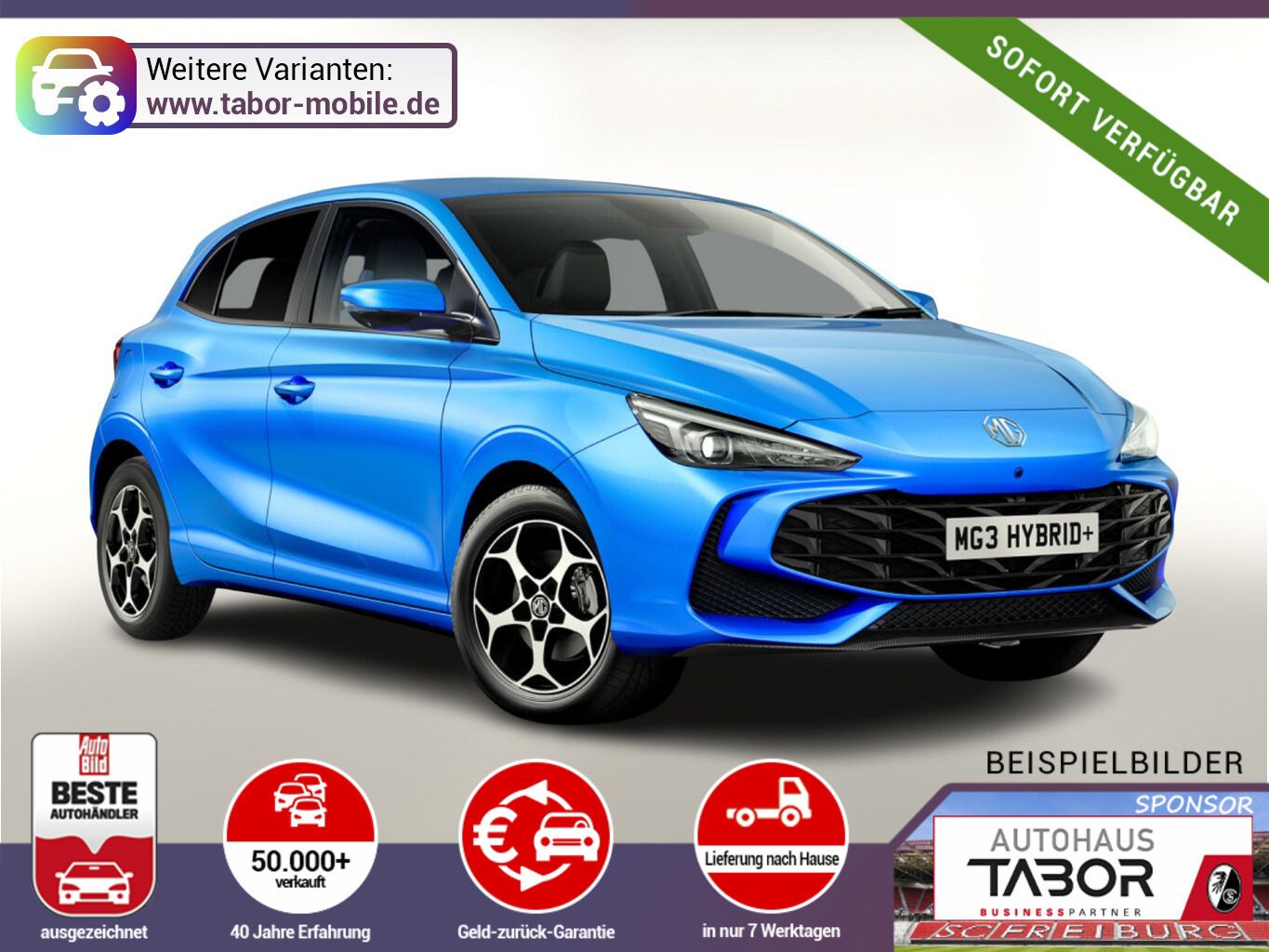 MG3 HEV+ Luxury  ACC LED 360Kam SHZ TotW Nav 16Z