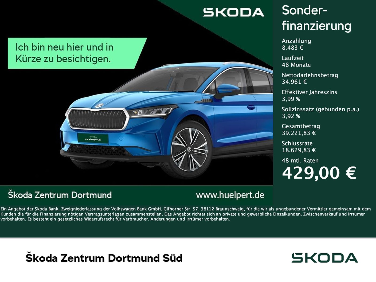 Skoda Enyaq 85 LOFT WÄRMEPUMPE AHK CAM ACC LM20 MATRIX