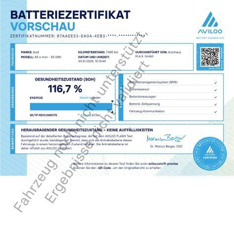 A6 Avant e-tron 0,25% MATRIX LED+KAMERA+DCP+AHK+