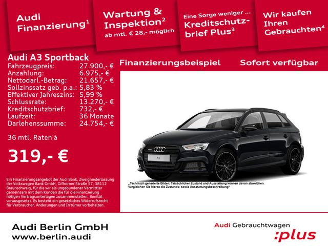 Audi A3 Sportback sport 40 TDI qu. S tr. XENON SIDE