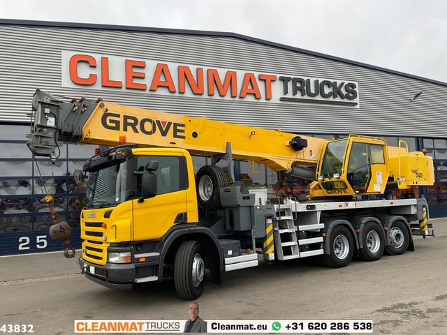 Scania P 380 8x4 Grove 40 TON + Fly-Jib Just 31.682 km!