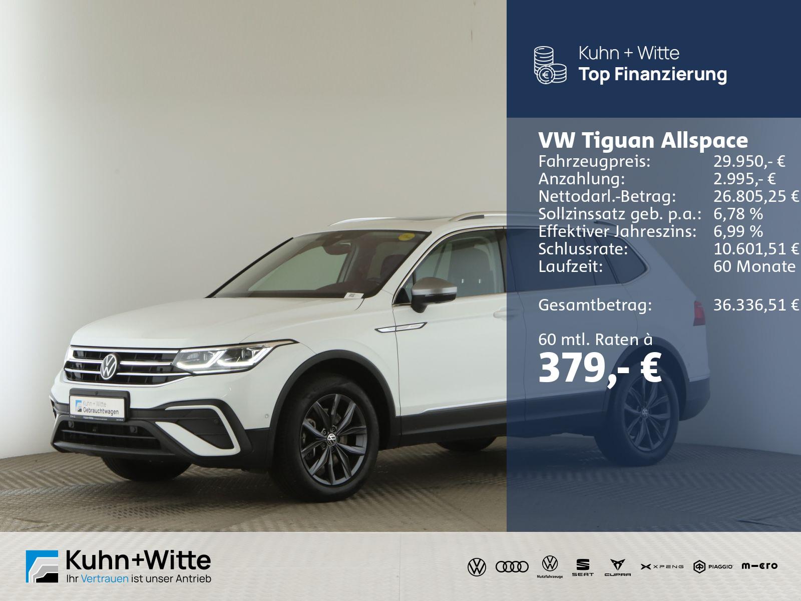 Volkswagen Tiguan Allspace 2.0 TDI Life 4M Pano+AHK+H-K+Sta