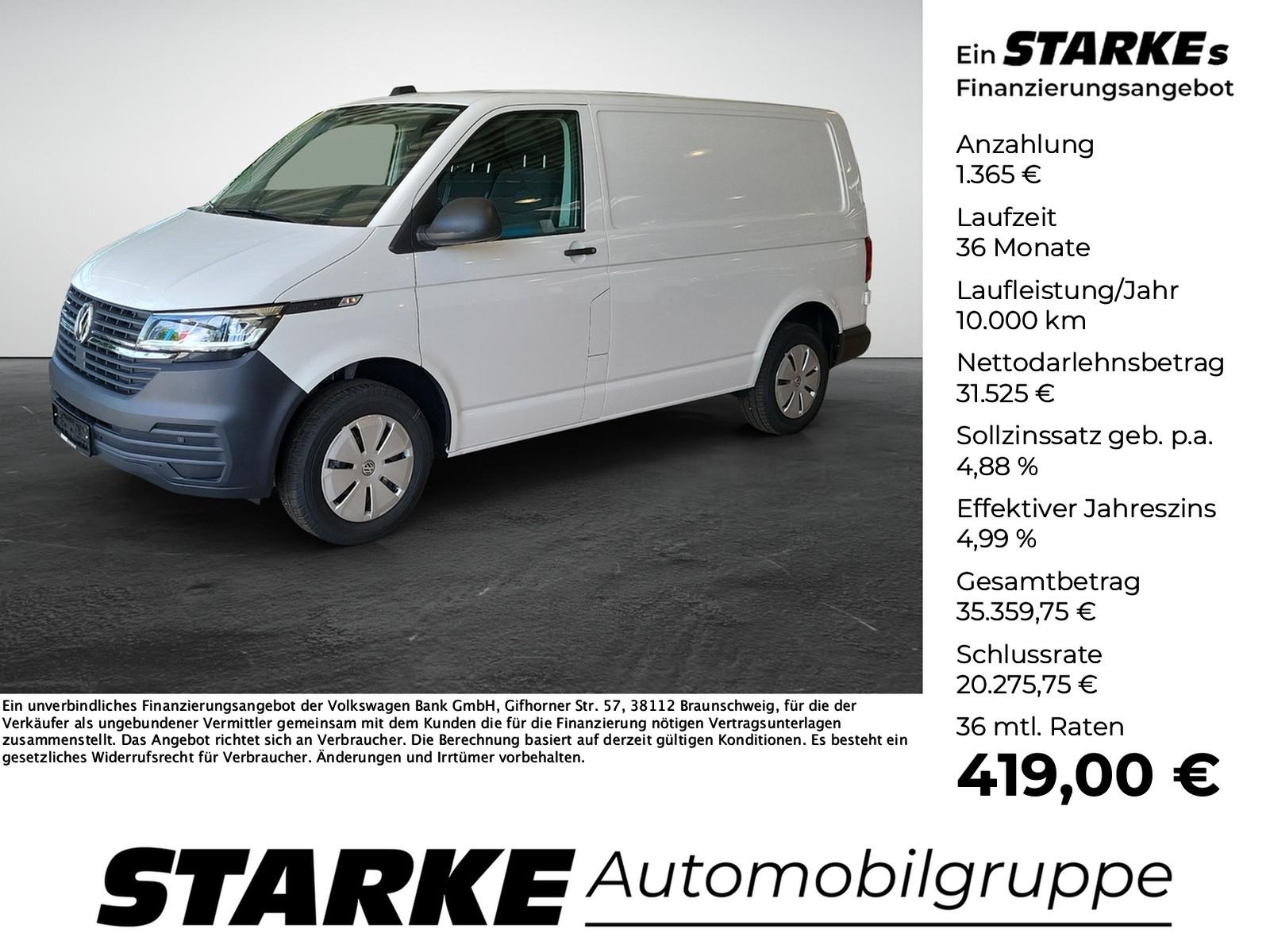 Volkswagen T6.1 Transporter 2.0 TDI Kasten LED Navi Klima