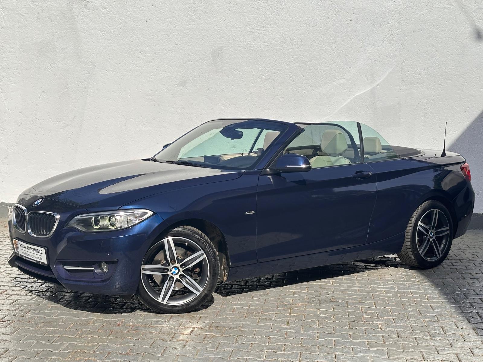 BMW 220d Cabrio Sport-Line/Kamera/Leder/Key-Less/LED