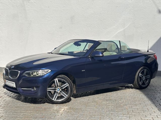 BMW 220d Cabrio Sport-Line/Kamera/Leder/Key-Less/LED