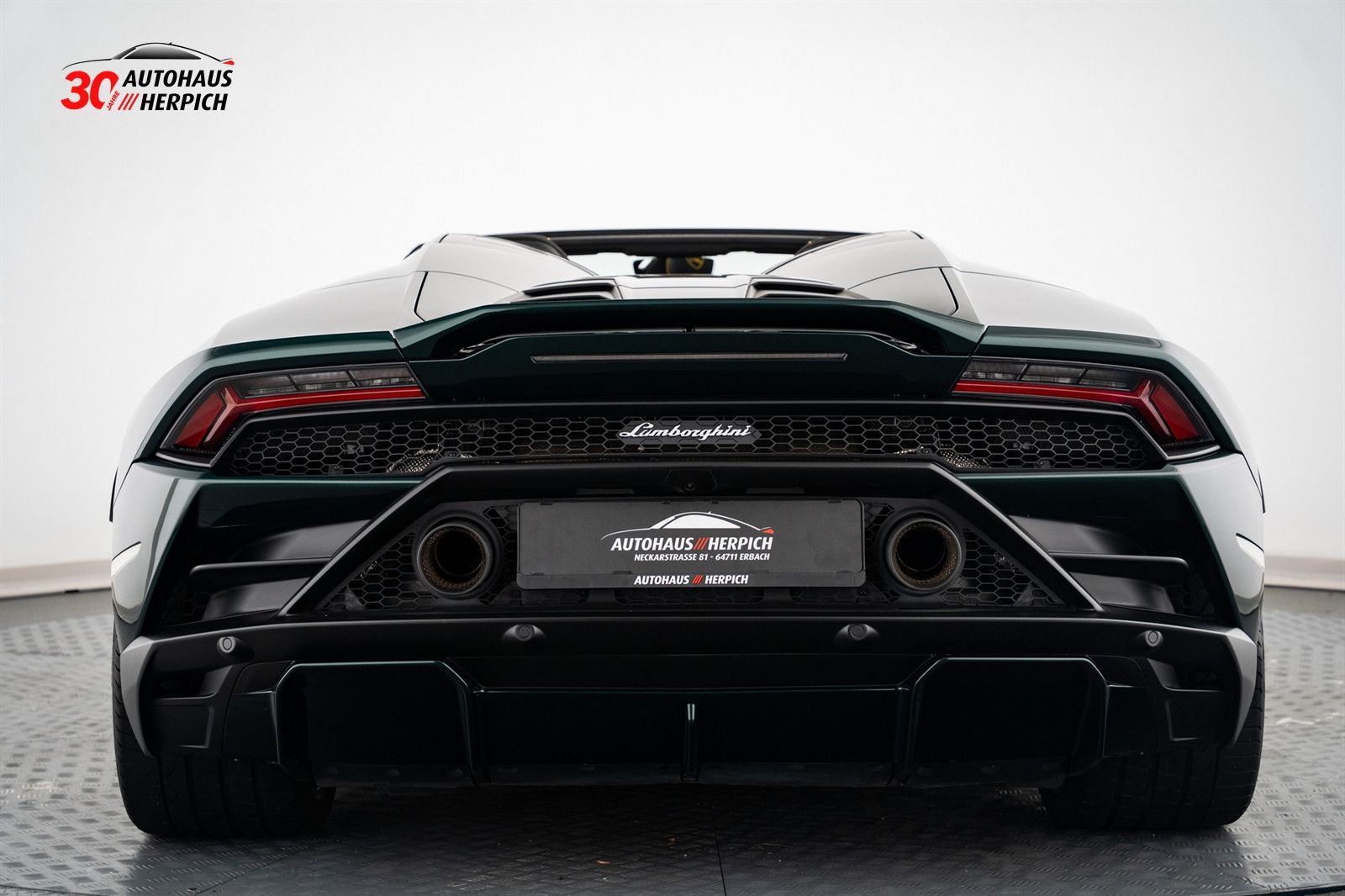 Lamborghini Huracán EVO RWD Spyder Verde Hydra Lift Sensonum foto 4