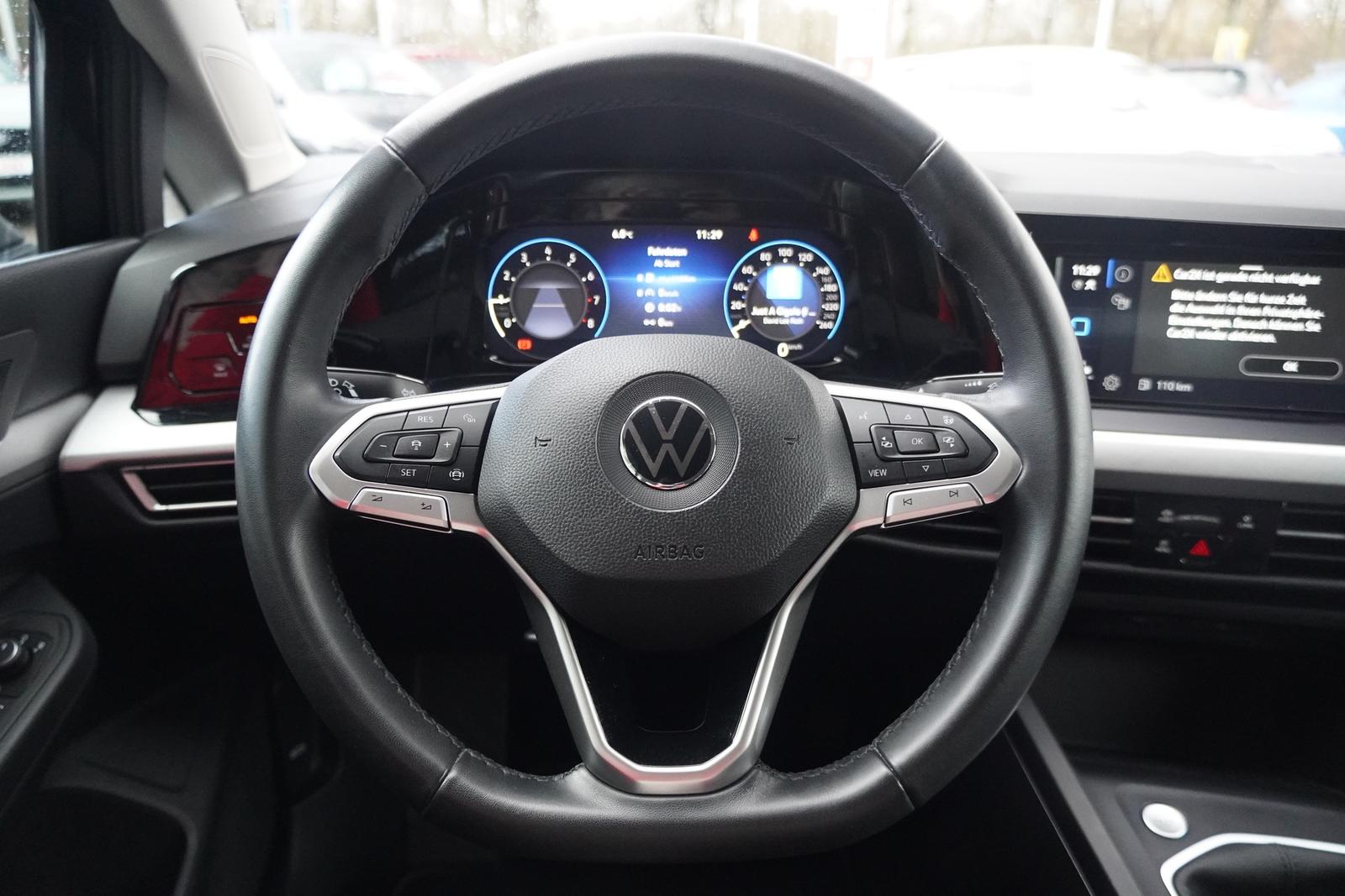 Volkswagen Golf VIII Variant 1.0 Life LED Klimaaut. DAB USB, миниатюра 23