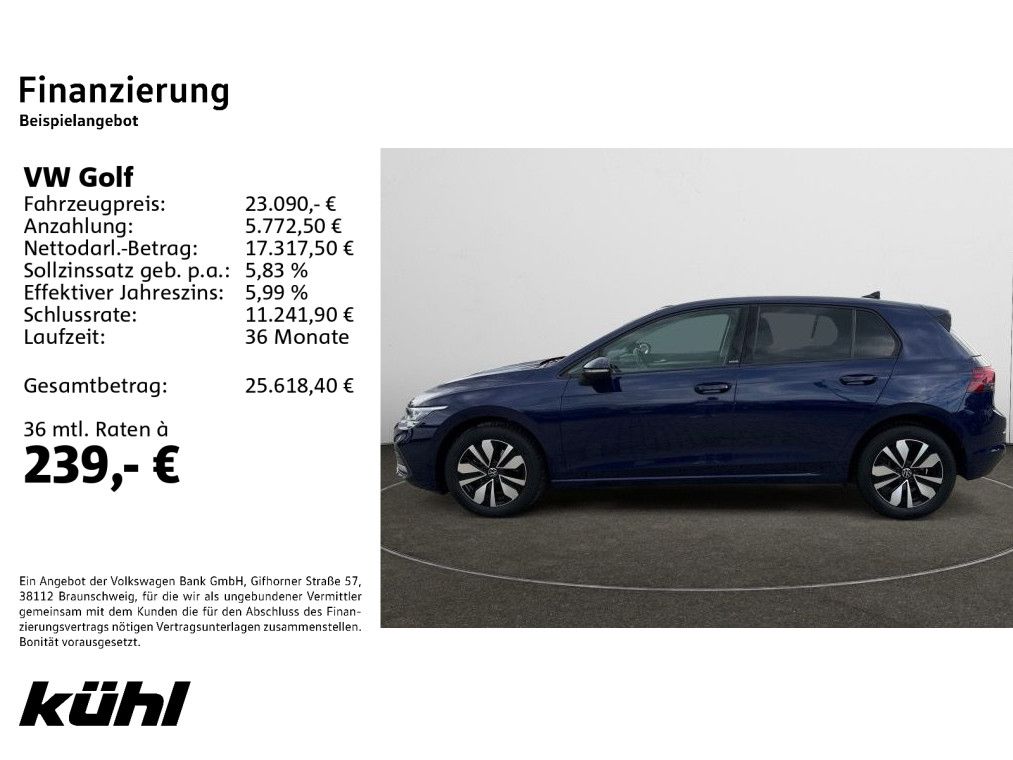 Volkswagen Golf VIII 2.0 TDI DSG Move Navi AHK Kamera foto 2