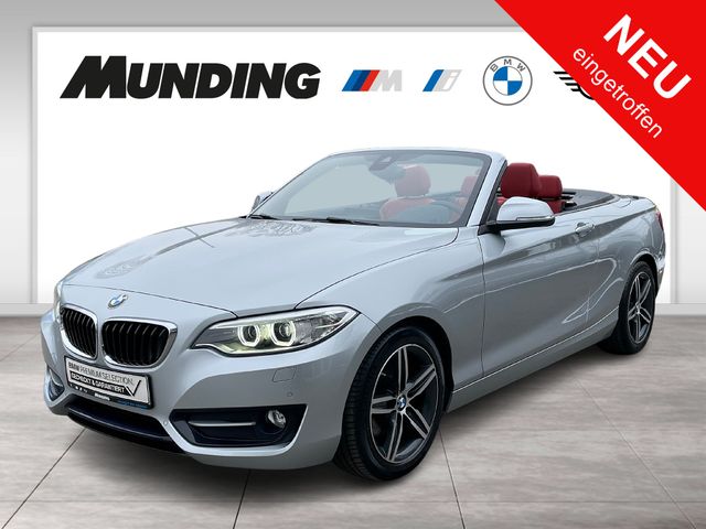 BMW 220i A Cabrio SportLine Navi|MFL|PDC|Leder|SHZ