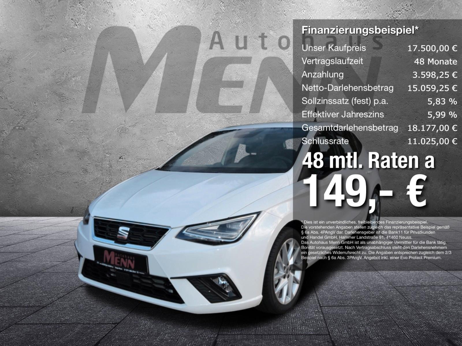Seat Ibiza 1.0 TSI FR Pro LED Navi Sitzheizung Klima