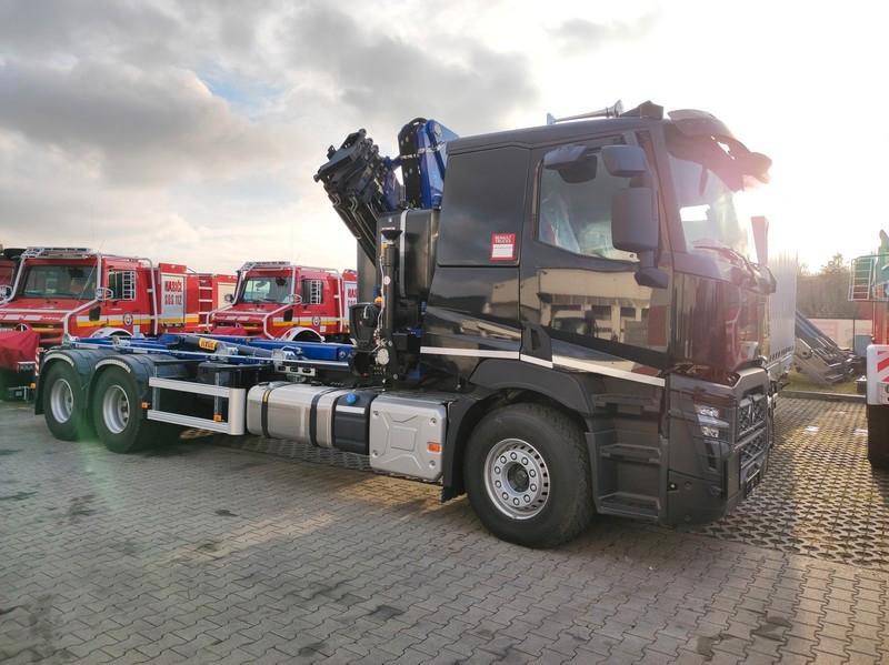 Renault C480 6x4 Hyva Abrollkip / PM Crane NEU !