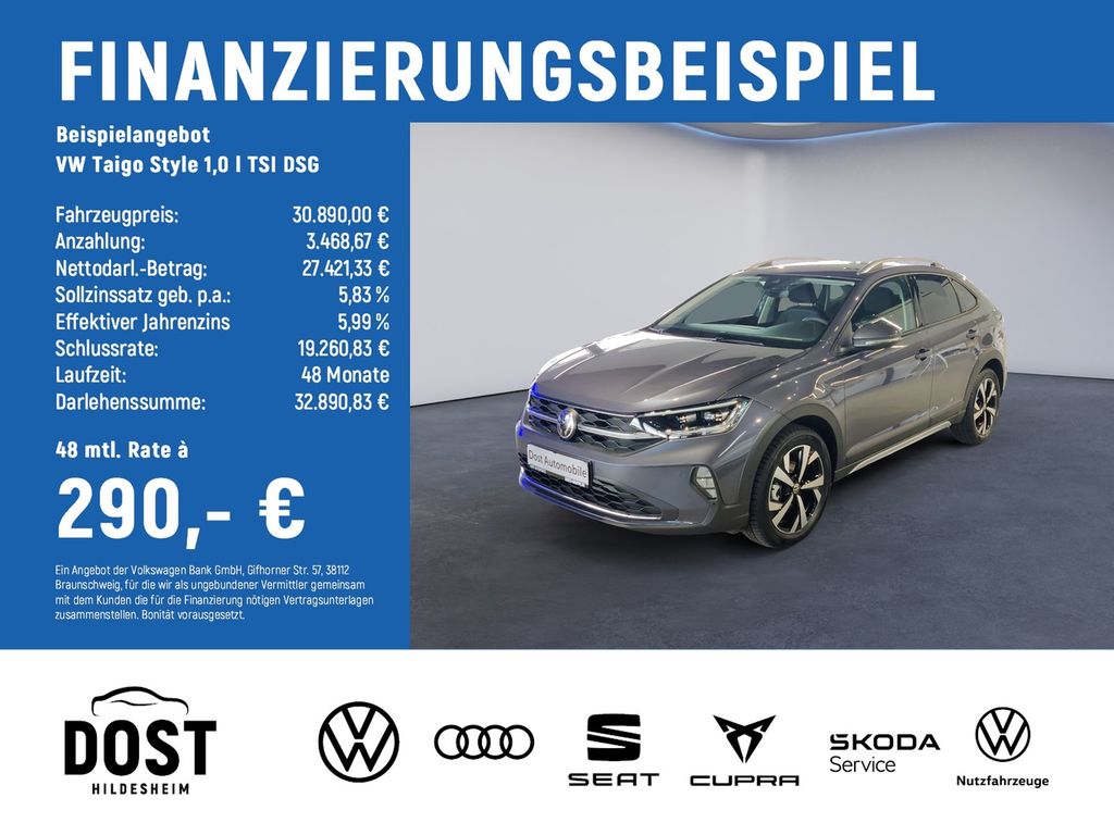 Taigo Style 1,0 l TSI DSG KLIMA+NAVI+KAMERA+AHK
