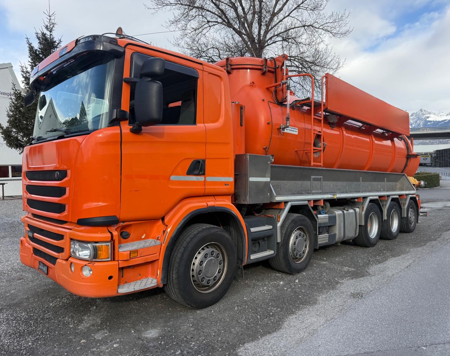 Scania G490 10x4, E6, Naaktgeboren, Saugen + Blasen