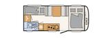 Dethleffs Aero 490 QSK Kinder-/Etagenbetten  - Dethleffs 490