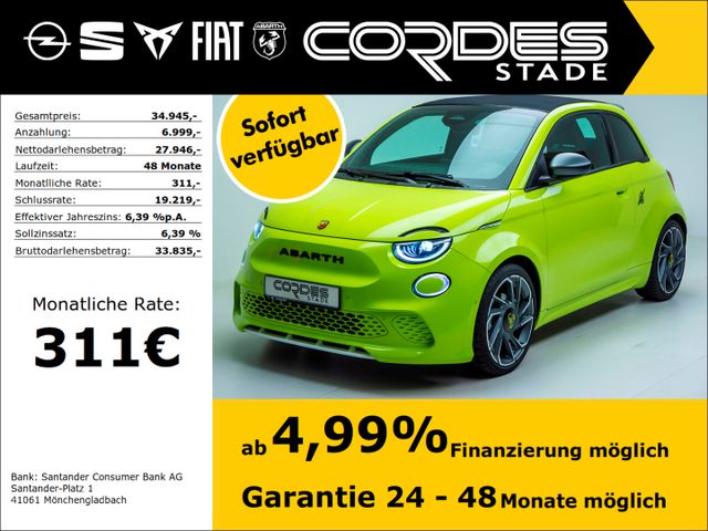 Abarth 500C E Cabrio  Autom. Kamera PDC ZV VZ-Erkennung