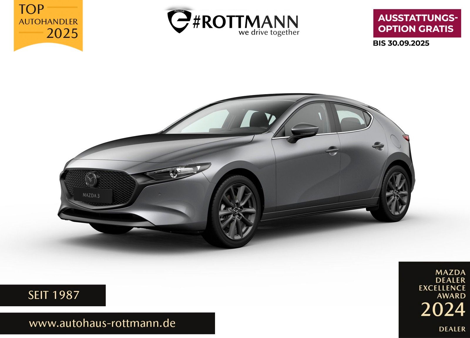 Mazda 3 2025 2.0 e-SKYACTIV X 186ps CENTRE-Line