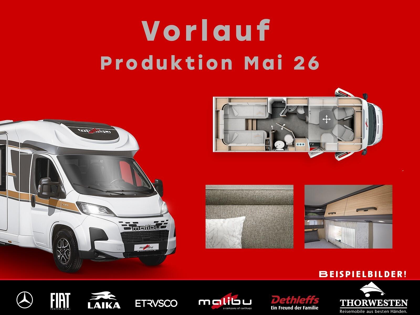 Malibu T 470 RB LE K lightweight Fiat Lithium Mai/Juni