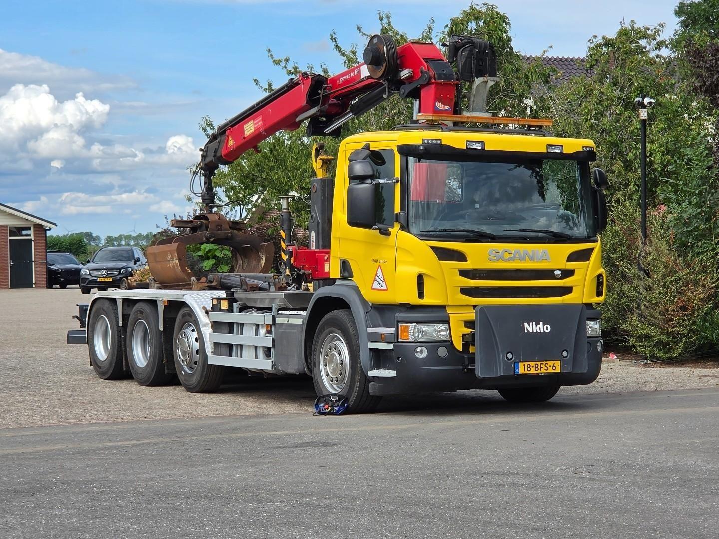 Scania P450 8x2!! KRAN/HAKEN!! EHEMALIGER GEMEINDEKRAN!