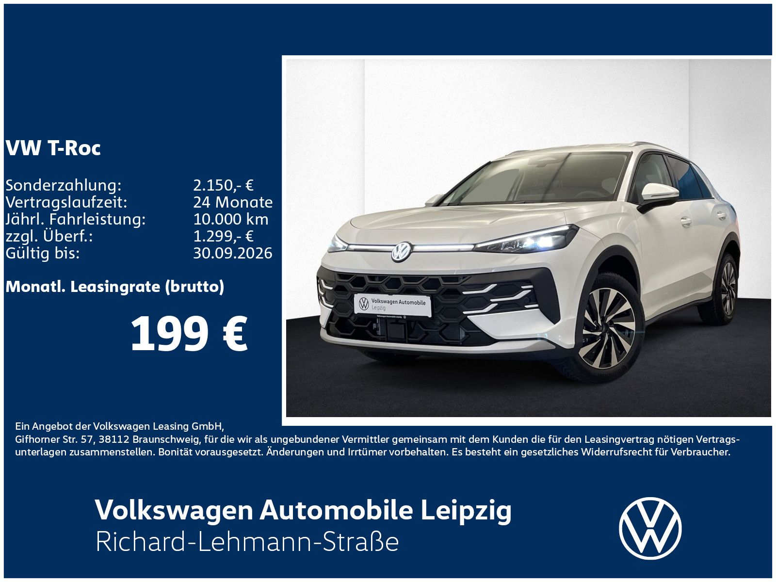 Volkswagen T-Roc Style 1.5 eTSI 110 kW Preisvorteil 8694 €