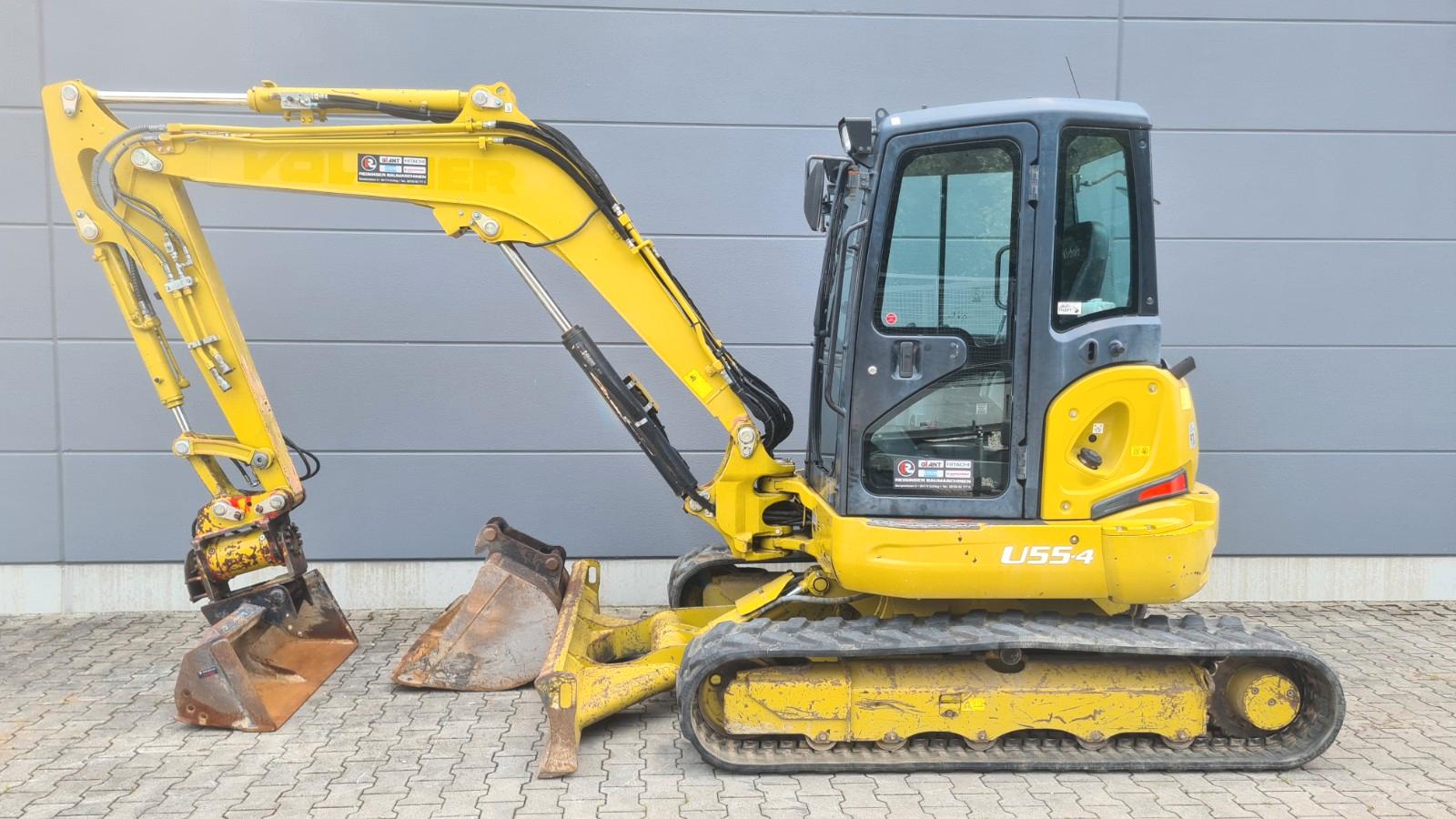 Kubota U55 4  -  Powertilt - Hydrl. SW  - 2 x Löffel