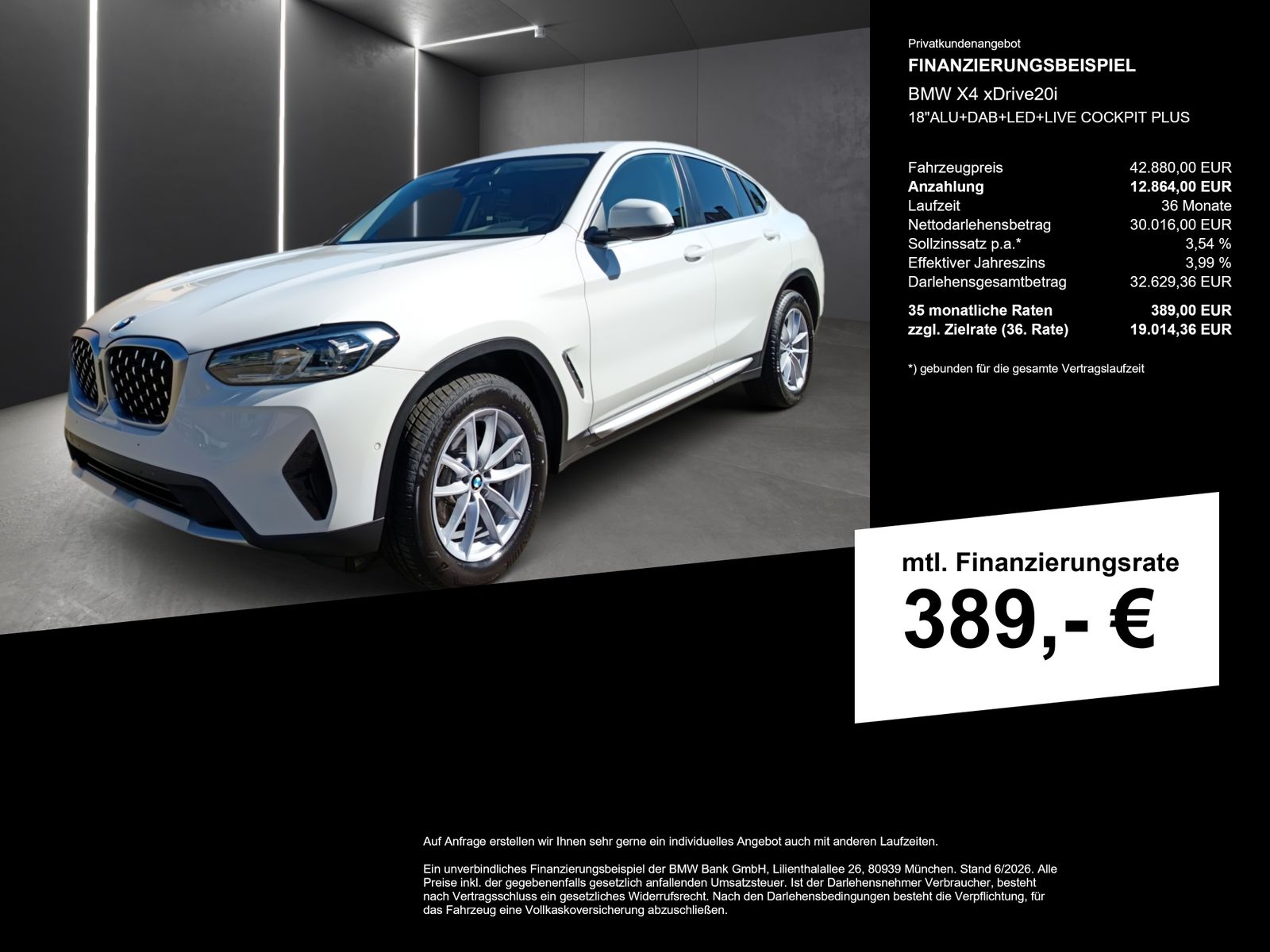 BMW X4 xDrive20i 18"ALU+DAB+LED+LIVE COCKPIT PLUS imagem 2