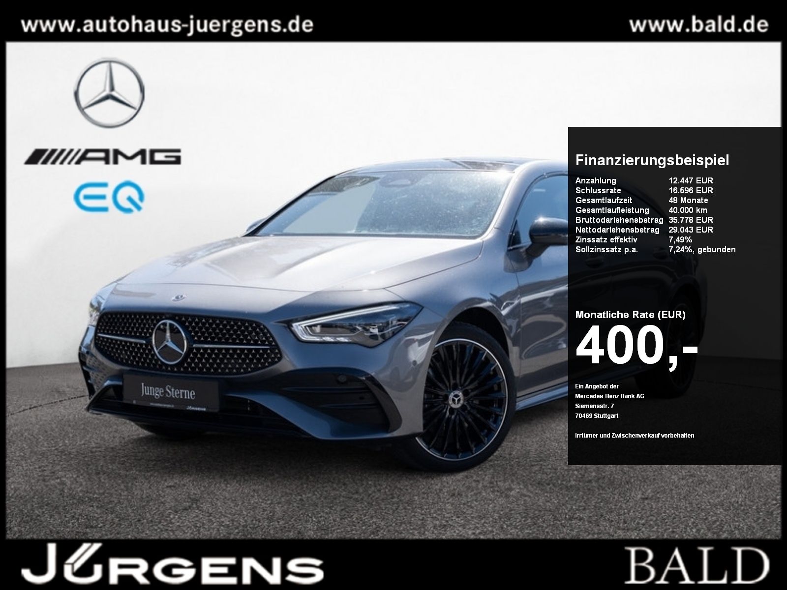 MERCEDES-BENZ CLA 250 e SB AMG-Sport/Pano/HUD/Night/Distr/19'