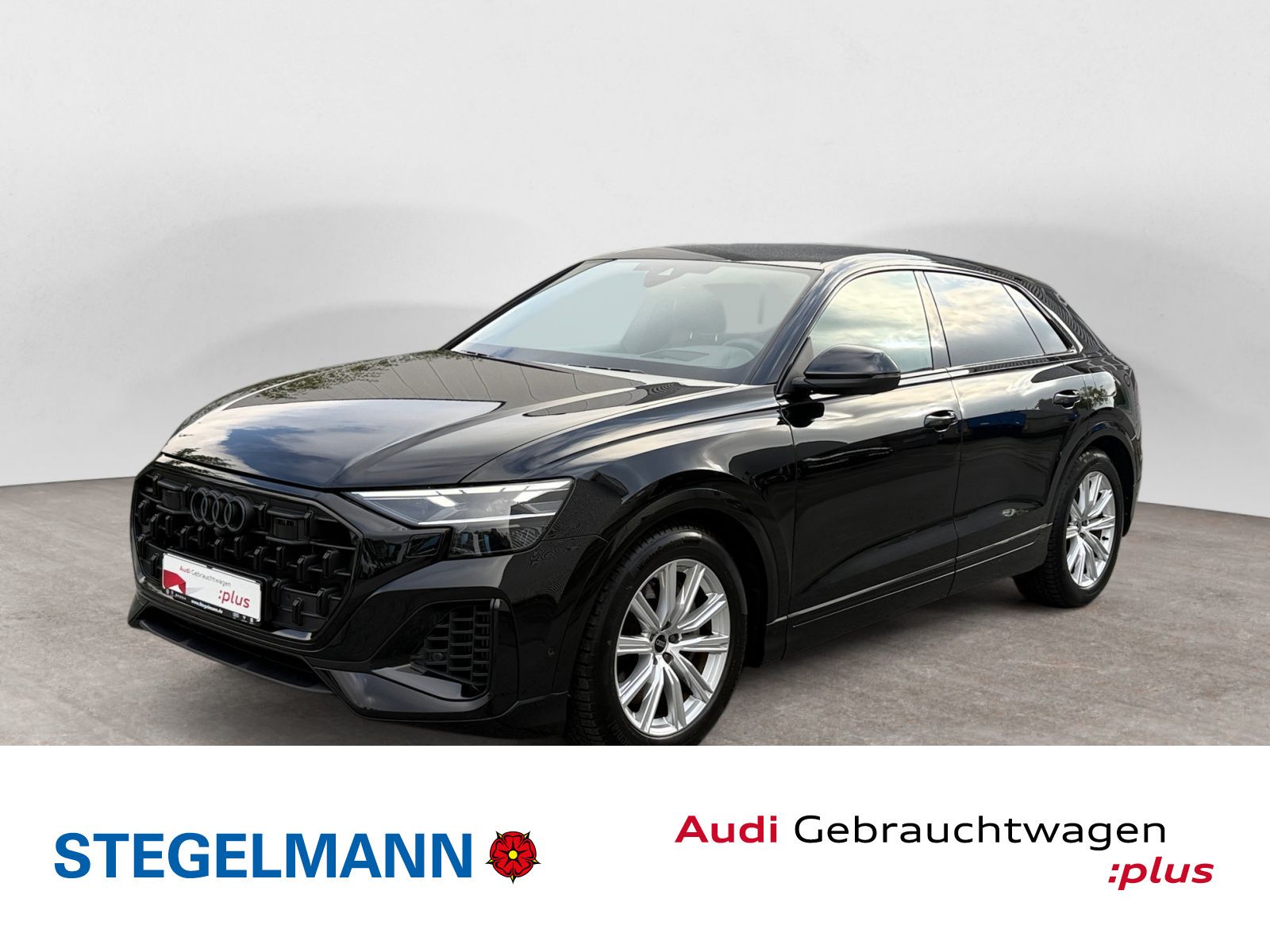 Audi Q8 55 TFSI e qu. schwarz+*21Z*AHK*Air*Matrix