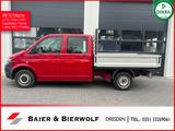 Volkswagen T5 Pritsche 140PS Klima AHK Doppelkabine 1. Hand - Volkswagen T5: Doppelkabine