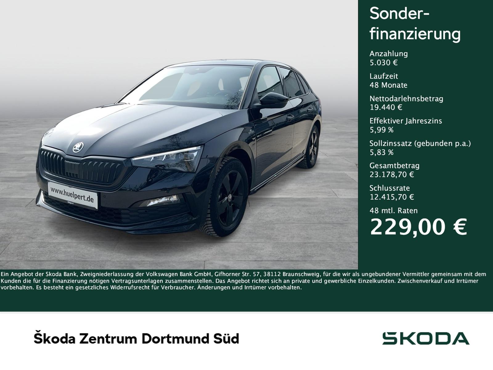 Skoda Scala 1.5 MONTE CARLO PANO AHK SITZHEIZ