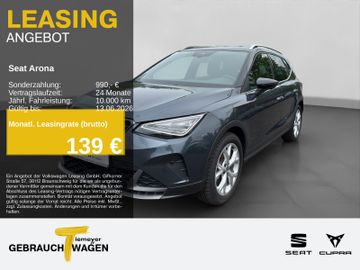 Seat Leasingangebot: Seat Arona 1.5 TSI DSG FR AHK KAMERA LED NAVI ACC