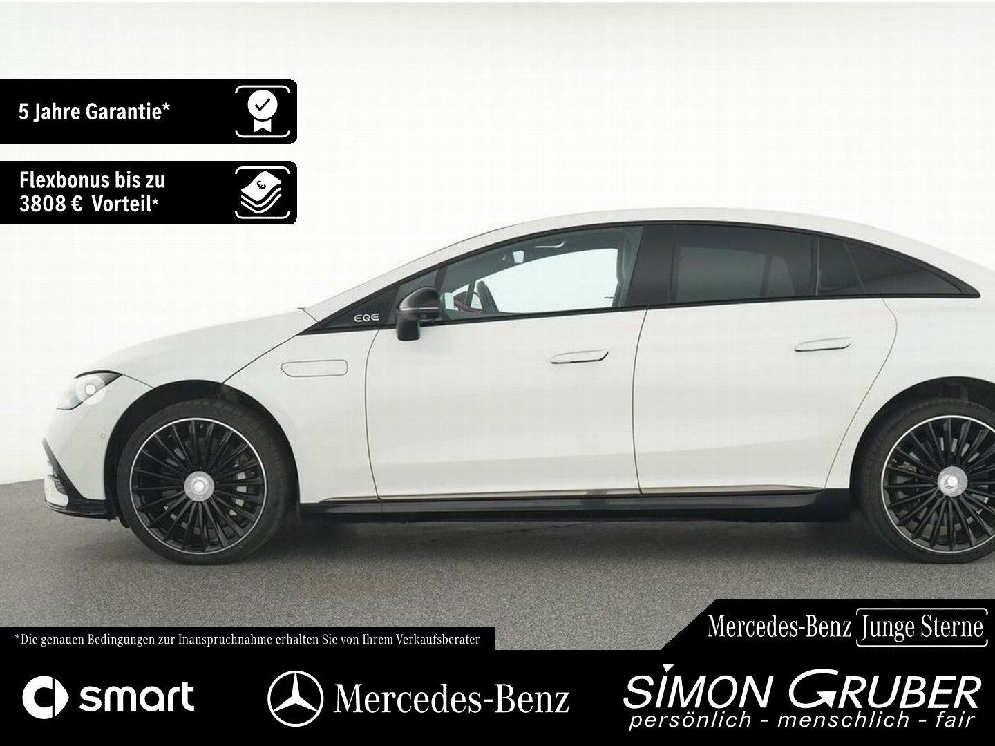Fahrzeugabbildung Mercedes-Benz EQE 350 AMG Night Pano Airmatic Burm Leder DigiL