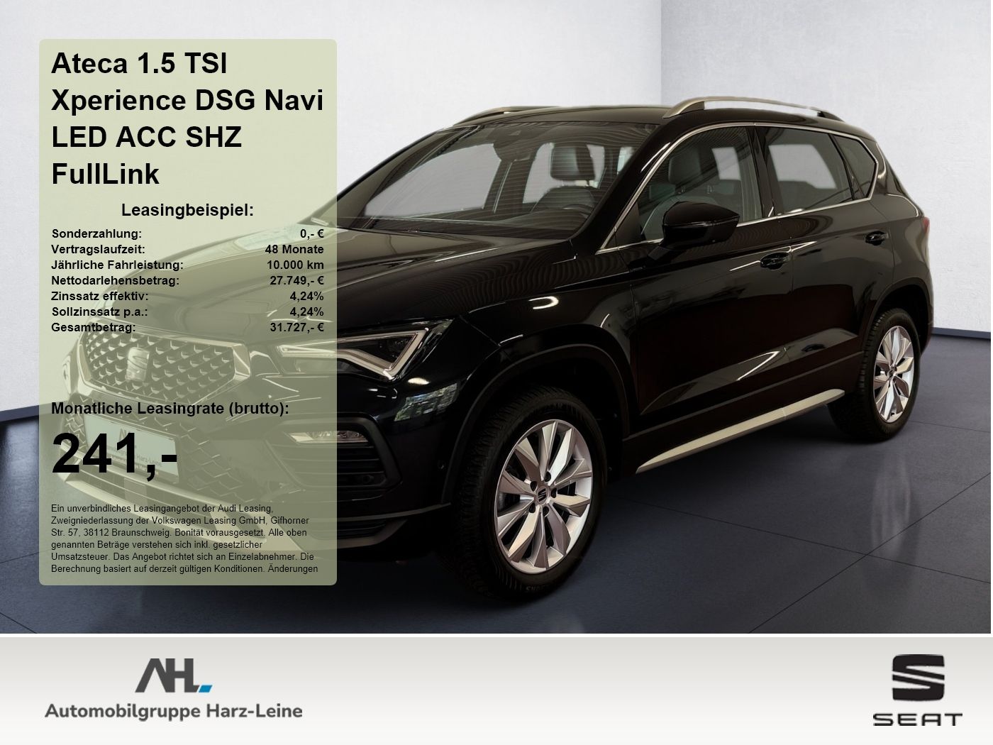 Seat Ateca 1.5 TSI Xperience DSG Navi LED ACC SHZ Ful