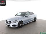 Mercedes-Benz C 220 d AMG AIRMATIC,HEADUP,DISTO,BURMESTER,ILS - Mercedes-Benz C 220: Scheckheftgepflegt