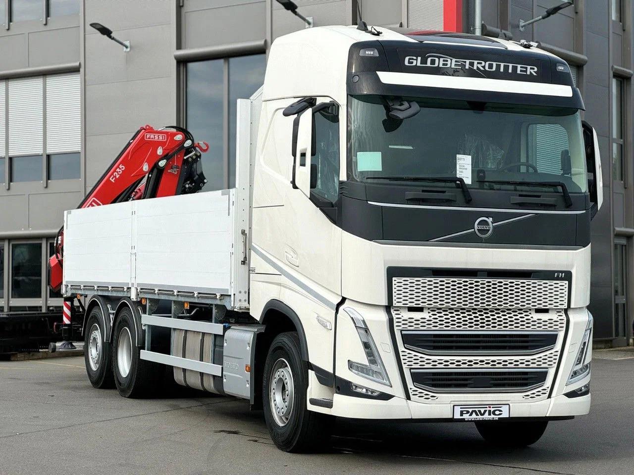 Volvo FH 460 6x2 Baustoff-Pritsche Palfinger/Fassi m. 